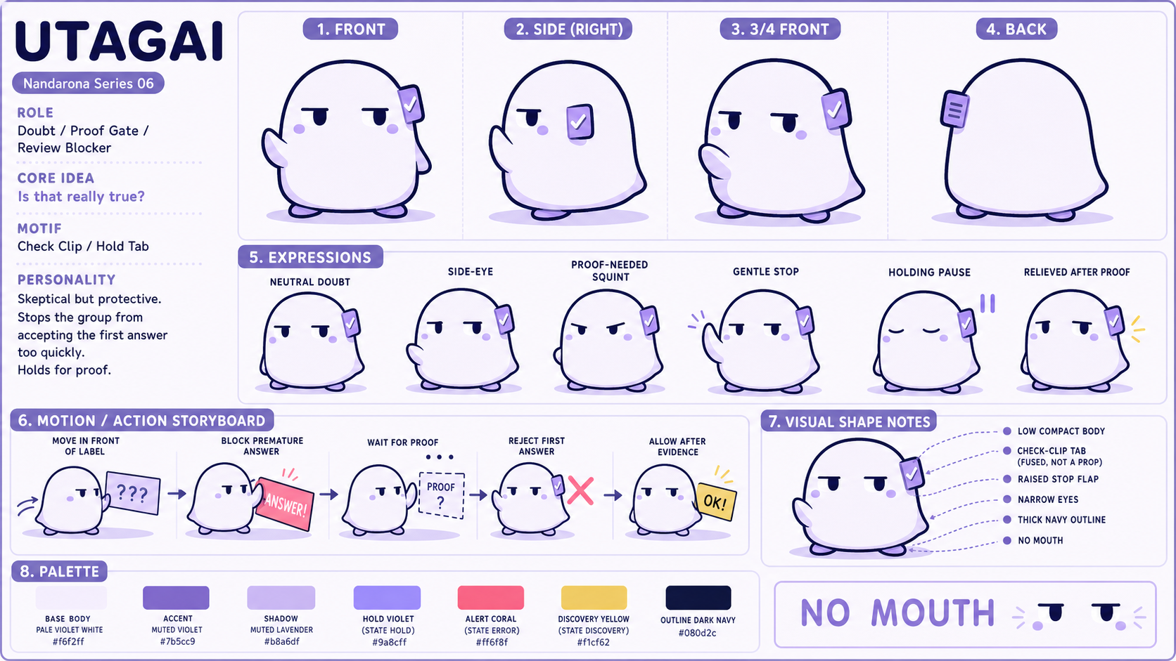 うたがい character design