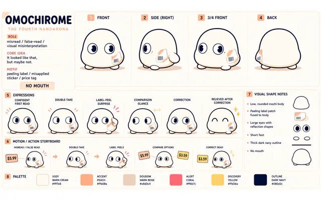 Omochirome（おもちろめ）公式デザイン